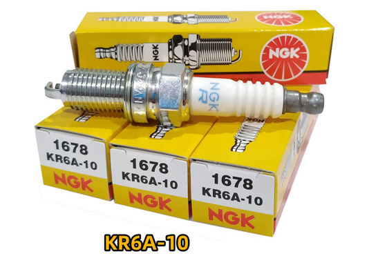Kr6a-10 1678 นิเคิลสลอกความต้านทาน NGK ออโต้สปาร์คพล็อกมาตรฐาน TS16949 รับรอง